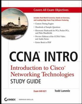 Paperback CCNA INTRO: Introduction to Cisco Networking Technologies Study Guide: Exam 640-821 Book