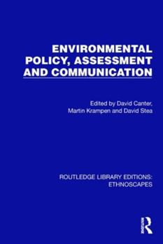 Paperback Environmental Policy, Assessment and Communication Book