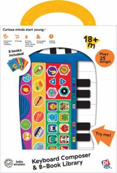 Hardcover Baby Einstein - My First Music Fun Keyboard Composer & 8 Book Library - PI Kids Book