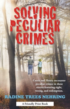 Paperback Solving Peculiar Crimes [Large Print] Book