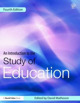 Paperback An Introduction to the Study of Education Book