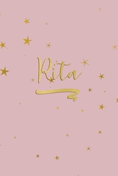 Paperback Rita: Personalized Journal to Write In - Rose Gold Line Journal Book