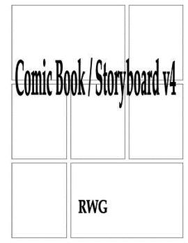 Paperback Comic Book / Storyboard v4: 50 Pages 8.5" X 11" Book