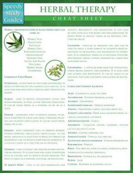 Paperback Herbal Therapy Cheat Sheet (Speedy Study Guides: Academic) Book