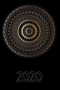 2020: My personal organizer 2020 with Mandala Design  | personal organizer 2020 | weekly   calendar 2020| monthly calendar for 2020 in hand pocket size
