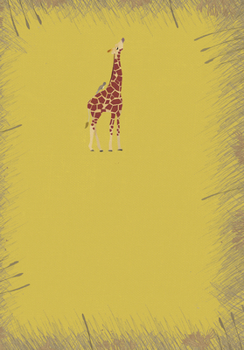Hardcover Giraffe Journal Book