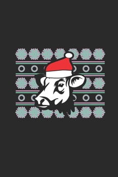 Ugly Christmas Cow: Graph Paper Notebook (6" x 9" - 120 pages) ~ Christmas Themed Notebook for Daily Journal, Diary, and Gift