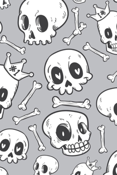 Skull Journal: CUTE GIFT FOR WOMEN, GIRLS, BOYS, MEN RULED PAGES NOTEBOOK TO WRITE AND DRAW IN