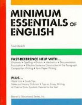 Paperback Minimum Essentials of English Book