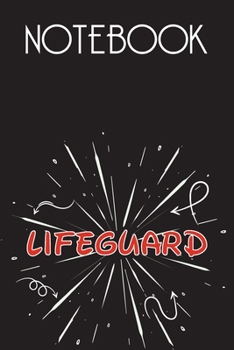 Paperback LIFEGUARD Notebook, Simple Design: Notebook /Journal Gift, Simple Cover Design,100 pages, 6x9, Soft cover, Mate Finish Book