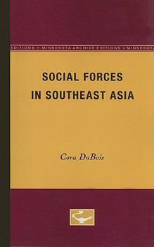 Paperback Social Forces in Southeast Asia Book