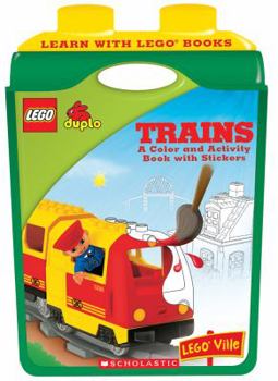 Paperback Learn With Lego: Trains Book