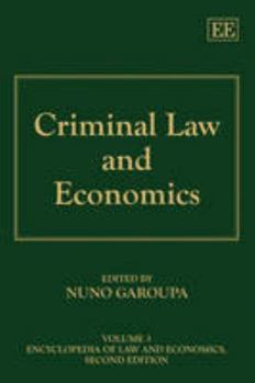 Hardcover Criminal Law and Economics Book