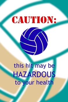 Paperback Caution: This Hit May Be Hazardous To Your Health: All Purpose 6x9 Blank Lined Notebook Journal Way Better Than A Card Trendy U Book