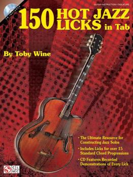 Hardcover 150 Hot Jazz Licks in Tab Book
