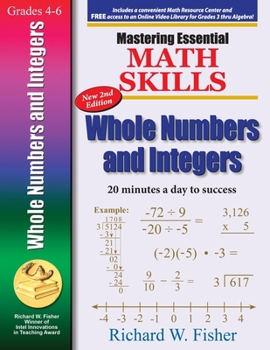 Paperback Mastering Essential Math Skills Whole Numbers and Integers, 2nd Edition Book