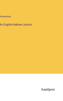 Hardcover An English-Hebrew Lexicon Book