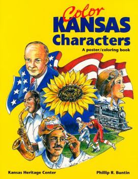 Paperback Color Kansas Characters Poster/Coloring Book