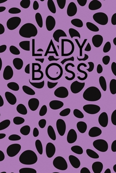 Paperback Lady Boss: 110 Blank Lined College Ruled Journal for Women Book