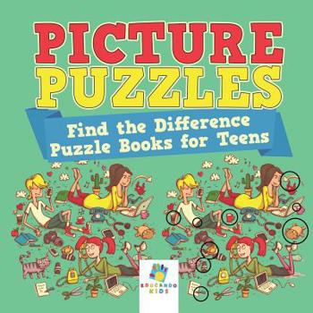 Paperback Picture Puzzles Find the Difference Puzzle Books for Teens Book