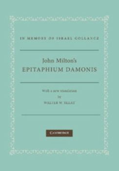 Paperback John Milton's Epitaphium Damonis Book