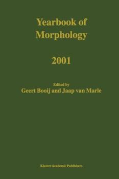 Paperback Yearbook of Morphology 2001 Book