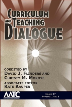 Paperback Curriculum and Teaching Dialogue Book