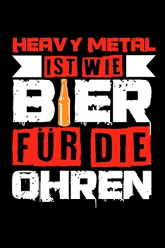 Notizbuch: Heavy Metal Bier Festival Konzert Lustig Geschenk 120 Seiten, 6X9 (Ca. A5),Blanko / Skizzen (German Edition)
