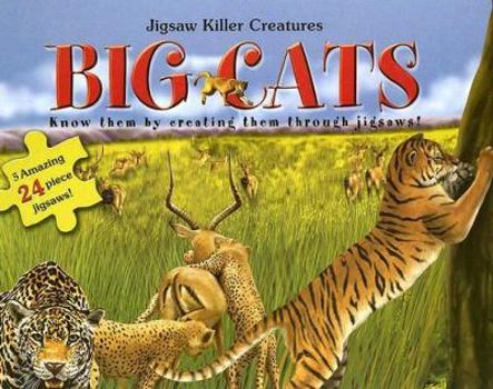 Board book Jigsaw Killer Creatures Big Cats Book