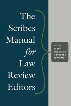 Paperback The Scribes Manual for Law Review Editors Book