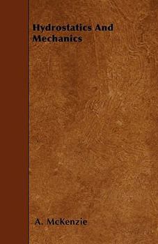 Paperback Hydrostatics and Mechanics Book