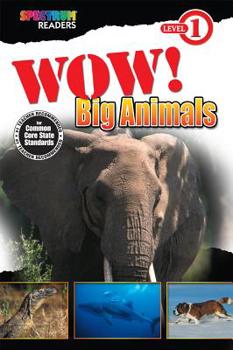 Paperback Wow! Big Animals: Level 1 Book