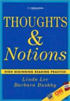 Paperback Thoughts & Notions: High Beginning Reading Practice Book