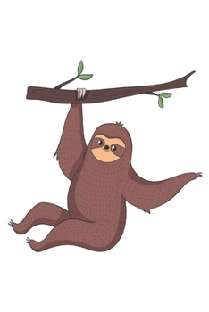 Cute Sloth Journal #3: Dot Matrix | Dotted Journal | Size 6x9 | 120 Pages | Notebook Dots