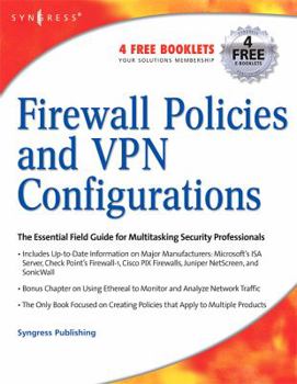 Paperback Firewall Policies and VPN Configurations Book