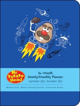 Calendar Mr. Potato Head 16-Month 2022-2023 Monthly/Weekly Planning Calendar Book