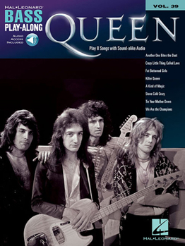 Paperback Queen: Bass Play-Along Volume 39 (Book/Online Audio) Book