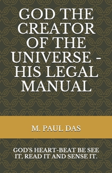 Paperback God the Creator of the Universe - His Legal Manual Book