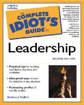 Paperback The Complete Idiot's Guide to Leadership Book