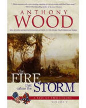 Hardcover The Fire That Calms the Storm: A Story of the Civil War [Large Print] Book