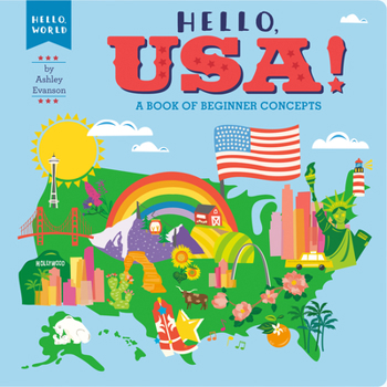 Board book Hello, Usa!: A Book of Beginner Concepts Book