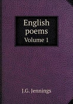Paperback English poems Volume 1 Book