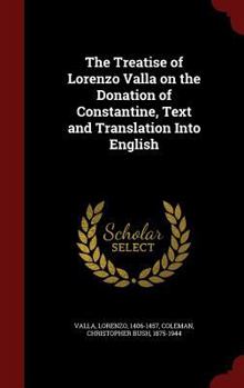 On the Donation of Constantine (The I Tatti Renaissance Library)