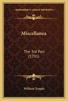 Paperback Miscellanea: The 3rd Part (1701) Book