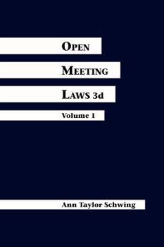 Hardcover Open Meeting Laws 3D Book