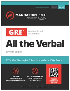 Paperback GRE All the Verbal Book