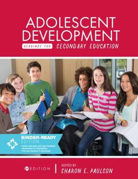 Paperback Adolescent Development Readings for Secondary Education Book