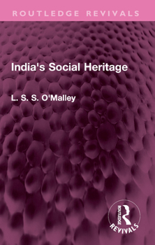 Paperback India's Social Heritage Book