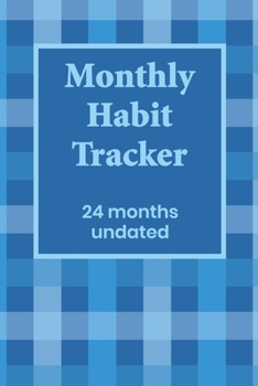 Monthly Habit Tracker 24 months undated