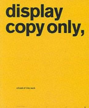 Display Copy Only,